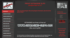 Desktop Screenshot of getragene-slips.org